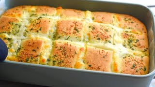 Easy Cheesy Garlic Bread in 4 StepsCheesy Garlic Bread RecipeGarlic bread recipe from scratch [upl. by Patt]