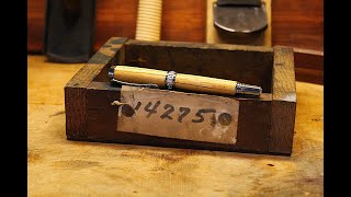 Sarullo Pens Turning an Old Pine Box into a Stunning Heirloom Pen [upl. by Anerbas864]