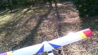 ABELLRCCOM GIANT RC GAS TRAINER PLANE TAXING GARY [upl. by Ahsilat]