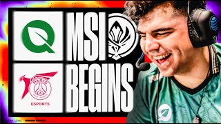 MSI BEGINS FLYQUEST TAKES ON PSG  LCS VS PCS  MSI 2024  CAEDREL [upl. by Isidor]