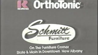 1978 Schmitt Furniture New Albany IN Restonic Mattress Commercial [upl. by Schramke873]