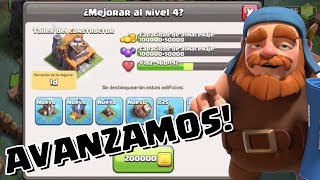 ¡MEJORAMOS EL TALLER DE CONSTRUCTOR A NIVEL 4  Clash of Clans con TheAlvaro845  Español mp3 [upl. by Ahso]