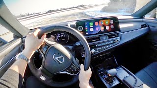 2022 Lexus ES 300h F SPORT  POV Review [upl. by Lleznov128]