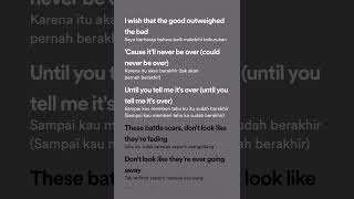 Battle Scars  Lupe Fiasco Guy Sebastian  Lirik Terjemahan Indonesia [upl. by Naraa]