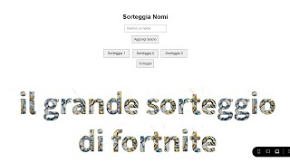 il sorteggio dei 500 iscritti [upl. by Ennaesor662]