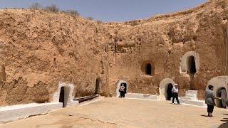 🌸 How a Berber village look like🌸MatmataTunisia [upl. by Doownyl]