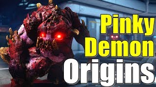 The Pinky Demon Origins in Doom 2016  Where did it come from Evolution of course  Lore Explained [upl. by Nolad111]