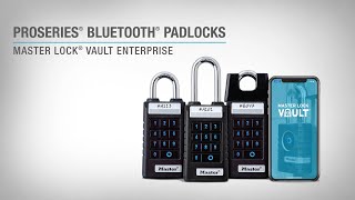 Master Lock 6400 Bluetooth ProSeries Padlocks [upl. by Ahsitahs]