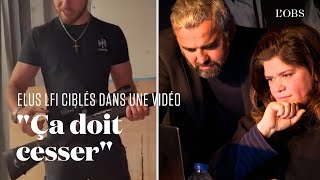 Alexis Corbière et Raquel Garrido LFI ciblés dans une vidéo par des proZemmour [upl. by Ojibbob802]