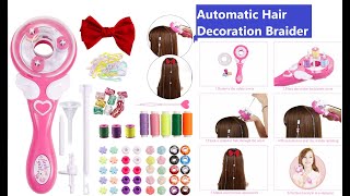 How to use Automatic Hair Braider？Automatic braiding machineHair styling equipment  Fit life [upl. by Nawtna586]