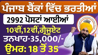 ਪੰਜਾਬ ਰੈਗੂਲਰ ਭਰਤੀ 2024  Punjab Govt Jobs June 2024  Punjab Bank Bharti 2024  Meet Academy [upl. by Paterson]