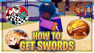 Slayers Unleashed HOW TO GET A SWORDKATANA IN SLAYERS UNLEASHED [upl. by Steiner]