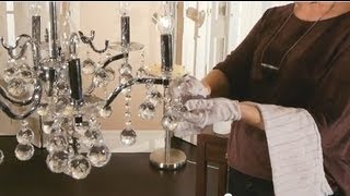 Easy Crystal Chandelier Cleaning Tips  Tips from Lamps Plus [upl. by Serene]