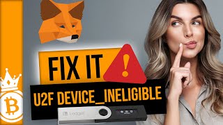 How to fix the U2F DEVICE INELIGIBLE Error when using Ledger wallet with Metamask [upl. by Aehc689]