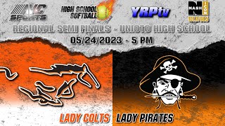 Meadowbrook Lady Colts vs Wheelersburg Lady Pirates HS Softball 05242023 [upl. by Peyton]