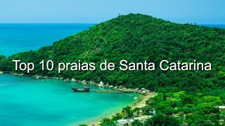 Top 10 praias de Santa Catarina [upl. by Suiravad]