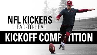 NFL Placekickers Go HeadtoHead  Kickoff Competition  Kohls Kicking Camps [upl. by Ettennan]