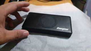 Energizer fast wireless charger power bank QE10000CQ after 1 year 8 months [upl. by Ellie]