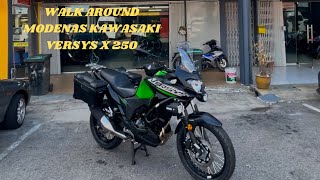 ADVENTURE TOURING MODENAS KAWASAKI VERSYS X 250 [upl. by Hctim]