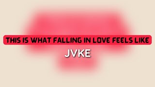 JVKE  this is what falling in love feels like 1 HOUR LOOP [upl. by Enicul]