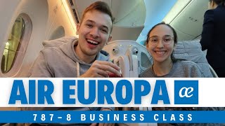 I flew 13 HOURS in Air Europa BUSINESS CLASS [upl. by Nariko391]