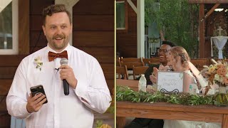 Man of Honors Funny and Heartfelt Wedding Toast [upl. by Flessel]