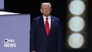 WATCH Trump accepts GOP nomination at 2024 Republican National Convention  2024 RNC Night 4 [upl. by Angeline]