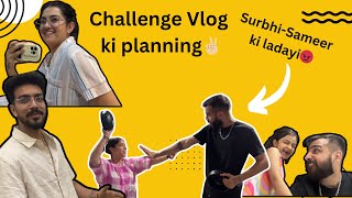 Sameer or Surbhi ki ladayi😡  ReetSameer ki challenge planning😛  sameeroberoi  MrMrsNarula [upl. by Lilhak457]