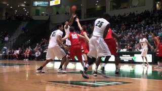 Binghamton University Mens Basketball vs Hartford 12314 [upl. by Ilana]