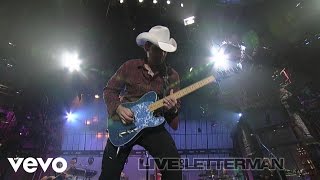 Brad Paisley  Welcome to the Future Live on Letterman [upl. by Ahsyekat283]