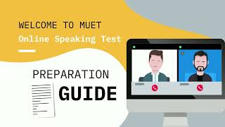 MUET Speaking Online Test [upl. by Nisen]