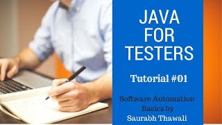 Java for Software Testers Tutorial 01 Course Content [upl. by Pufahl]