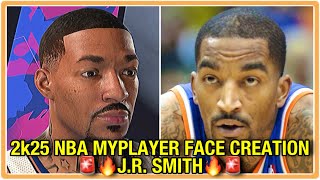 🏆 NBA 2K25 MyPlayer Face Creation Guide JR SMITH  Xbox Series X PS5 🏆 [upl. by Antons]