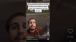 des pompiers qui se font agresser par de jeunes de la cité de Mantes la jolie [upl. by Aruabea]