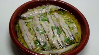 BOQUERONES EN VINAGRE DUROS Y BLANCOS [upl. by Bradly282]