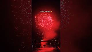 Fireworks in Frankfurt Germany 🇩🇪germany youtubeshorts fireworksexplore india Lifewithneets [upl. by Elamaj]