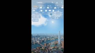 New YoWindow for Android  Weather in photographs [upl. by Enilasor]