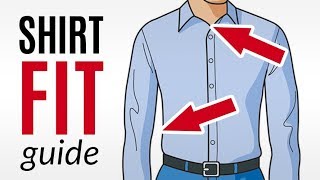 How a Dress Shirt Should Fit  A Visual Guide [upl. by Whiting84]