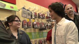 Boo Boo Stewart Surprises Fans at Breaking Dawn Pt1 Target DVD Midnight Release Party [upl. by Dlaregztif]