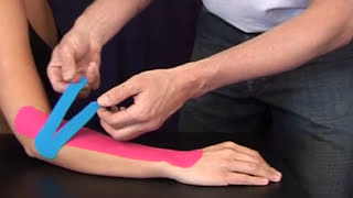 How to Tape Your Elbow Using CureTape Kinesiology Tape [upl. by Einwahr]