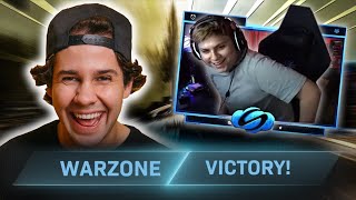 MY FAVORITE YOUTUBER DAVID DOBRIK ASKED ME TO PLAY WARZONE AND HERES HOW IT WENT [upl. by Ydnik553]