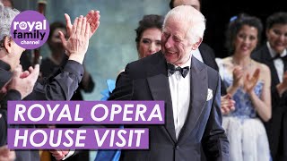 King Charles Attends Special Gala Performance at Royal Opera House [upl. by Assirem]