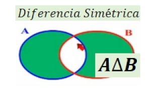 Diferencia simétrica de conjuntos en un diagrama de venn [upl. by Winslow60]