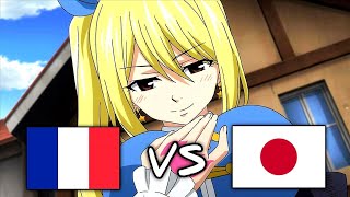 LUCY  VF vs VO  FAIRY TAIL [upl. by Tenaej]