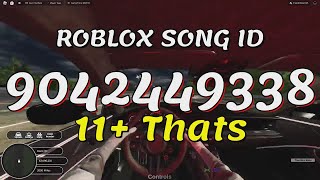 11 Thats Roblox Song IDsCodes [upl. by Ahsinelg]