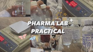 09 Normal Saline solution Pharma practical  Pharmacology [upl. by Hnahym]