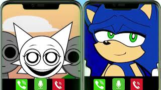 SHIN SONICS HEART SKIPS A BEAT WHEN SPRUNKI CALLS WITH SIREN HEAD sprunki shinsonic spongebob [upl. by Airlee]