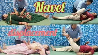 years old Navel displacement pet swelling pain relief chiropractic treatment in karnal [upl. by Nadia]