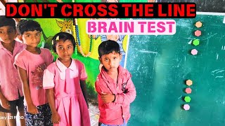 BRAIN TESTDONT CROSS THE LINEPRIMARY SCHOOL KIDS GAMES [upl. by Yerffoeg]