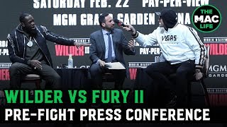 Deontay Wilder vs Tyson Fury II  Full PreFight Press Conference [upl. by Halyahs]